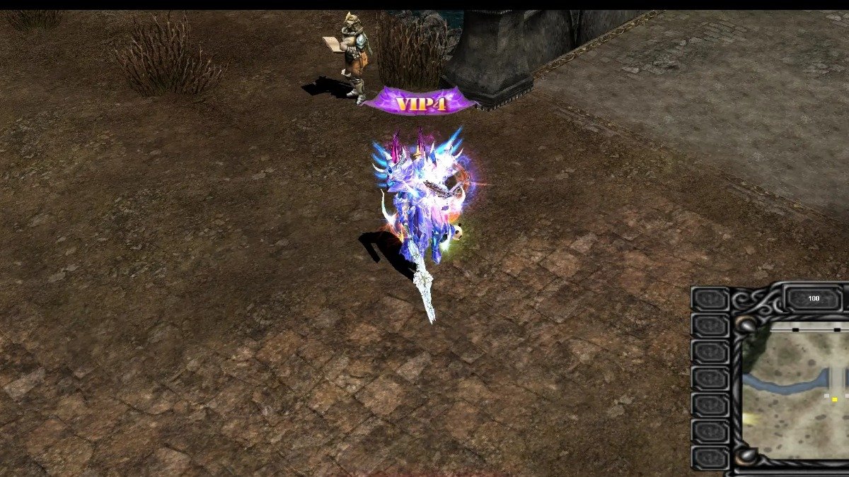 Screenshot real do caminho para Valley of Loren no evento Castle Siege de MU Online