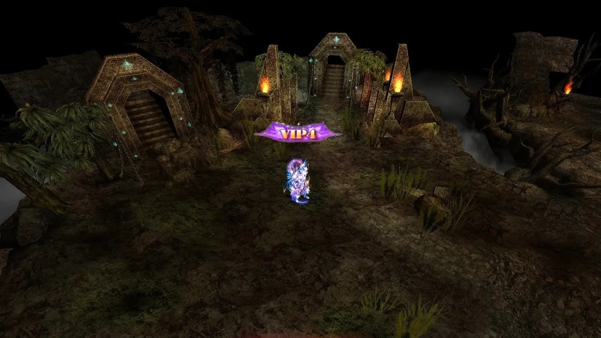 Screenshot real de Kanturu Ruins representando joias, sockets e progressao de itens em MU Online