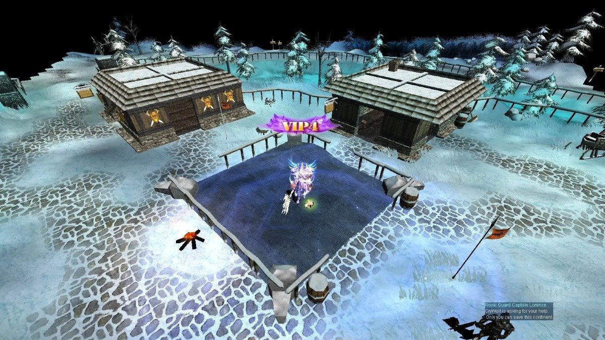 Screenshot real de Devias em MU Online usado no guia de solucao de erros do Mu Souls no Windows